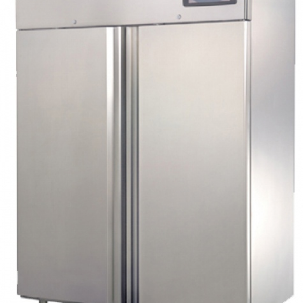 Kétajtós rozsdamentes hűtőszekrény