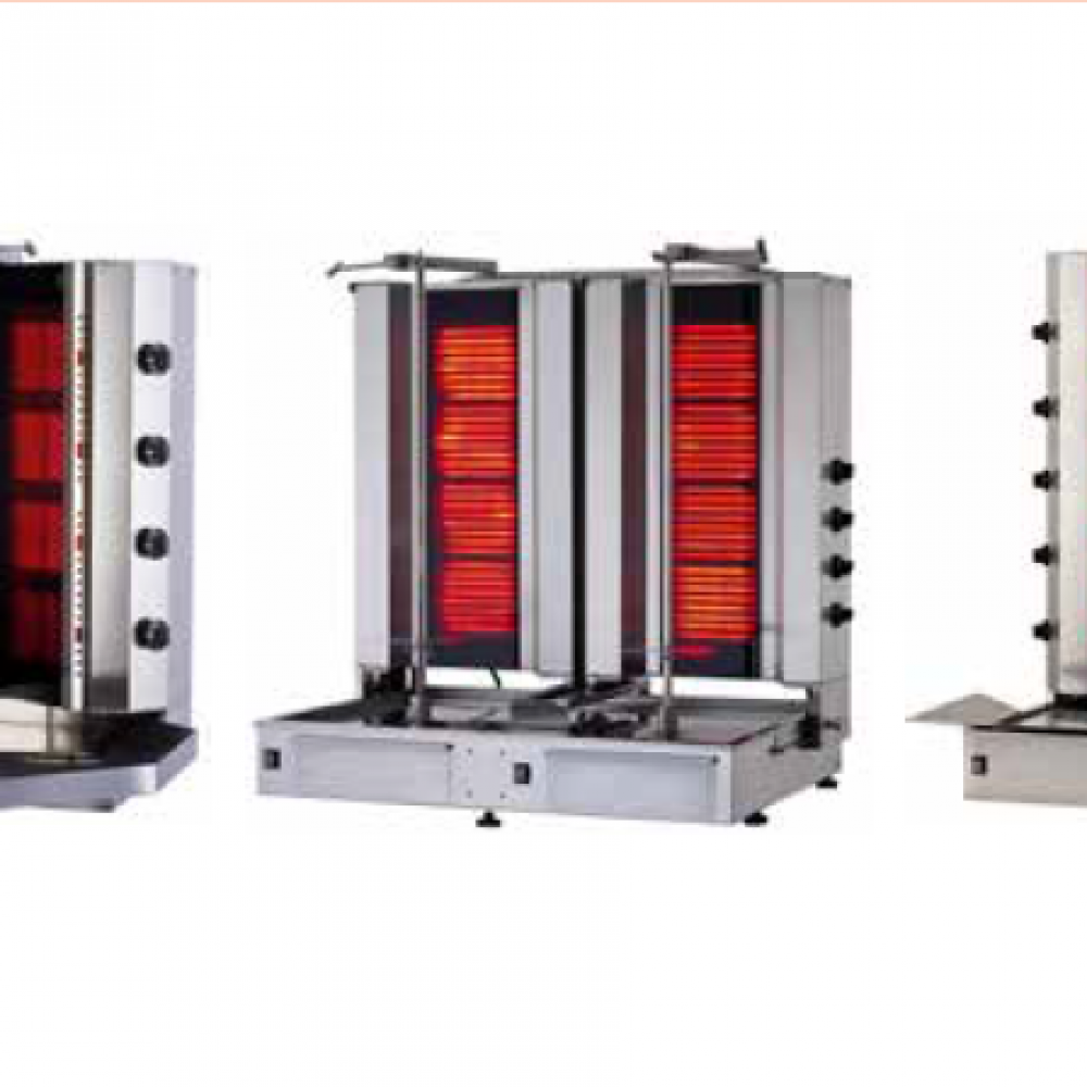 GASTROMARKET® ELEKTROMOS GYROS SÜTŐ (3 fűtőtesttel)