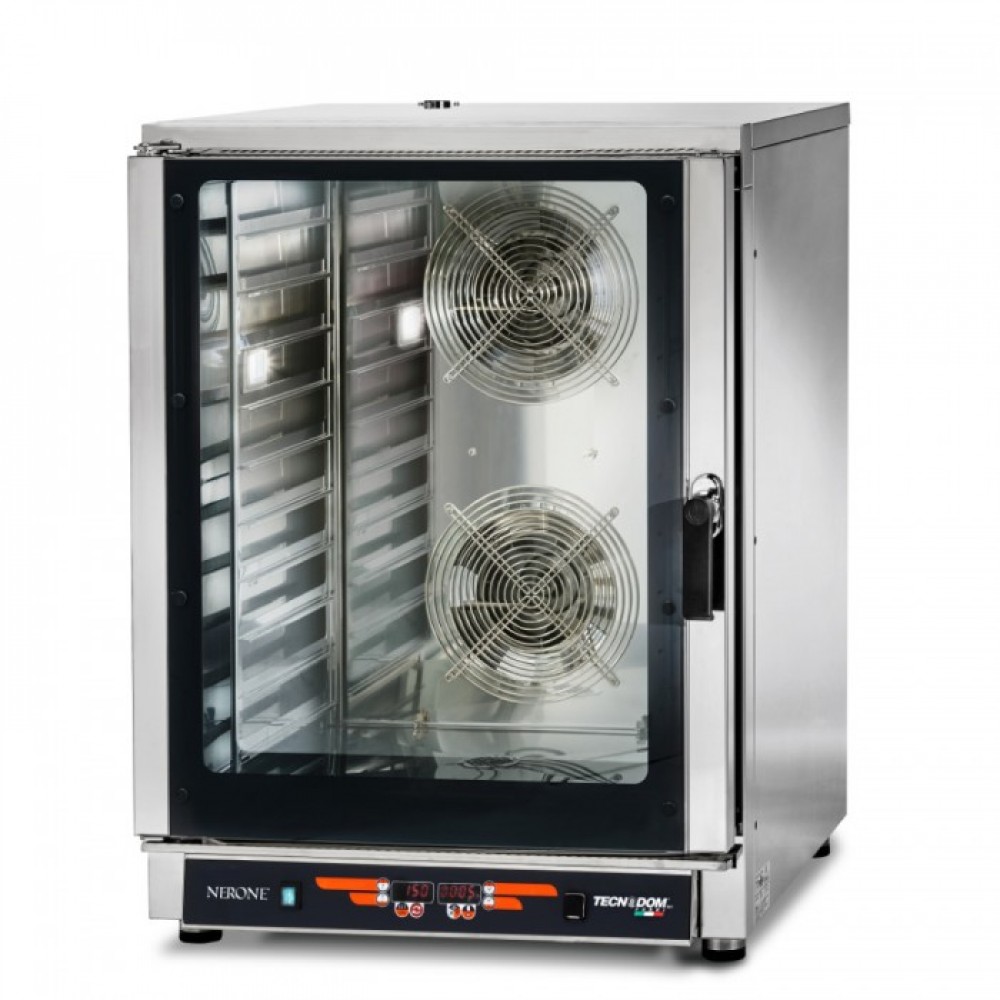 Legkeveréses sütő gőzpároló funcióval 10x GN1/1 és 600x400 mm