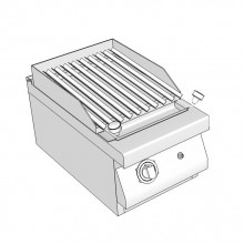 Gas lava stone grill