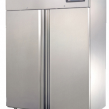 Kétajtós rozsdamentes hűtőszekrény