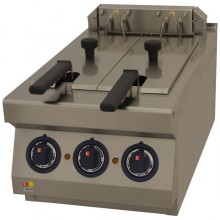 Electric table fryer 2 pools