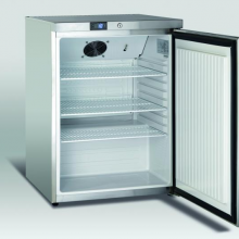 Rozsdamentes hűtőszekrény - 140l